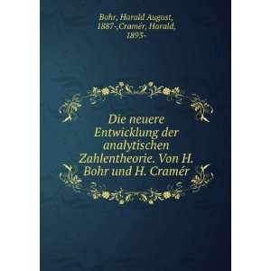   CramÃ©r Harald August, 1887 ,CramÃ©r, Harald, 1893  Bohr Books