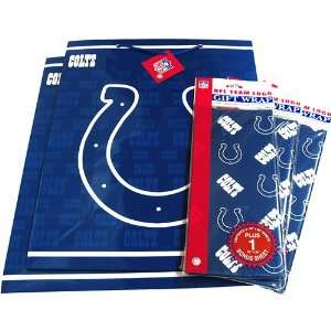  Specialties Indianapolis Colts Large Size Gift Bag & Wrapping Paper 