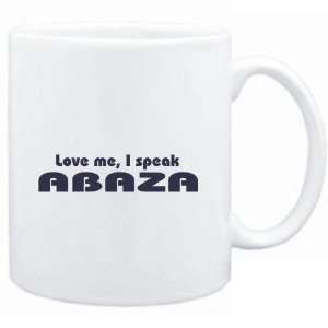  Mug White  LOVE ME, I SPEAK Abaza  Languages