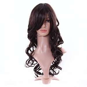  6sense Beautiful Wavy Cosplay Long Wig Brown Hair Beauty