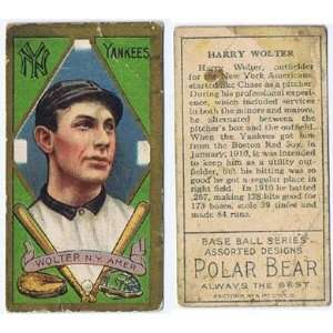 Harry Wolter 1911 T205 Tobacco Card   MLB Cards Sports 