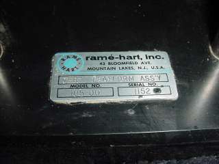 Rame Hart Vertical Platform Assembly 105 00 w/B&B Motor  
