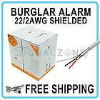 Security Wire Burglar Alarm 22/2 Cable 500FT Stranded Shielded White 