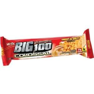 Met Rx  Meal Replacement Bar Big 100 Colossal, Sweet N Salty (12 pack)