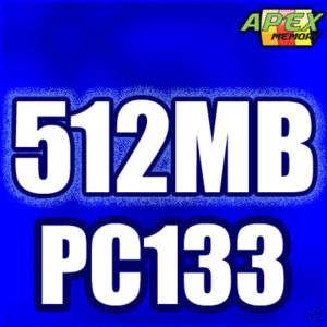 512MB RAM Laptop Memory 4 DELL Latitude C400 C610 X200  
