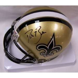  Signed Drew Brees Mini Helmet   Pittsburgh Sports 
