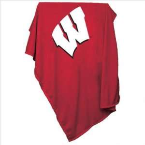   Logo Chairs 244 74 Collegiate Sweatshirt Blanket   Wisconsin Sports