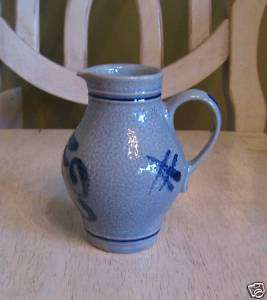 Germany Blue Glazed Pottery 0.25L Jug/Creamer #3061  
