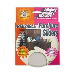 MAS87007   Mighty Mighty Movers Nonstick 5 Diameter Furniture Sliders