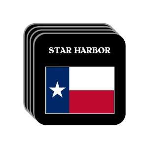 US State Flag   STAR HARBOR, Texas (TX) Set of 4 Mini 