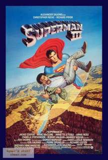 SUPERMAN 3 Reeve Pryor Orig Rolled 1sheet Poster  