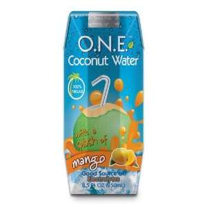 Coconut Water with a Splash of Mango, 8.5 Ounce Aseptic 