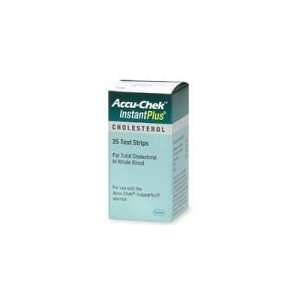  Accu Chek Instant Plus Cholesterol Test Strips   25 ea 
