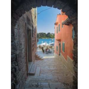  Arched Walkway, Adriatic Sea, Rovigno, Croatia 