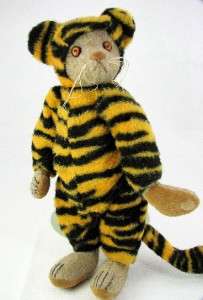   Spiegel Artist Teddy Bear Fuzzy Wuzzy Tiger Adorable 13 Tall  