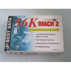 BEST DATA 56K Mach 2 Internal Data/Fax Modem   PCI Version for Windows 