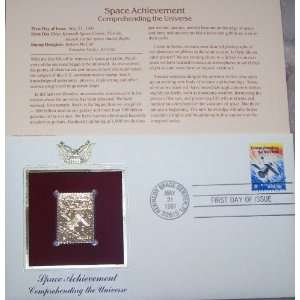  22kt GOLD STAMP  SPACE ACHIEVEMENT  COMPREHENDING THE 
