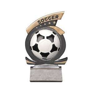  Trophies   Gold Star Resin Awards 7 inches SOCCER