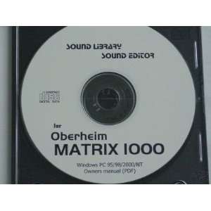  OBERHEIM Matrix 1000 Huge Sound Library & Editors 