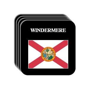  US State Flag   WINDERMERE, Florida (FL) Set of 4 Mini 