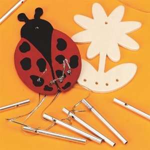  Wood Windchimes Craft Kit (Makes 12) Toys & Games