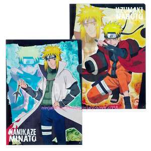 Naruto Shippuden clear file set of 2 official Minato  