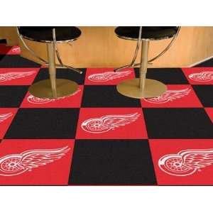   Red Wings 20Pk Area/Gym Carpet/Rug Floor Tiles