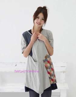 Japan V neck Lace Shoulder Hem Knit Slip Dress Black  