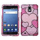 Red Hearts Hard Case Cover Samsung Infuse 4G  