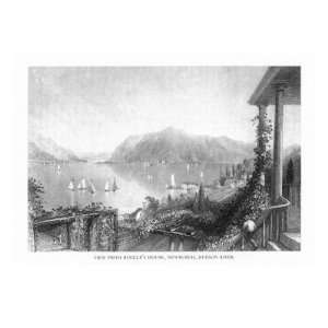 Newburgh, New York, View of the Hudson River from Ruggles House 