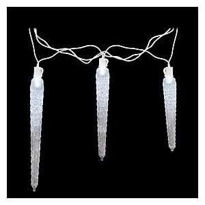  Icicle 10 LED Clear Cool White Light Set