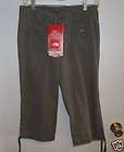   Face Ladies Tekware Coulda Woulda Capris Size 8 NWT New Taupe Green