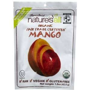   Foods Organic and Fair Trade Freeze Dried Mango 1.5 oz (Quantity of 6