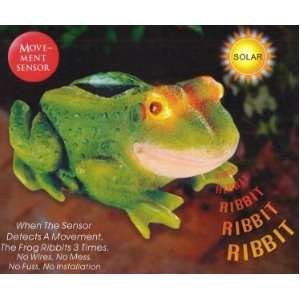   Has a Motion Sensor That Activates a Ribbit Patio, Lawn & Garden