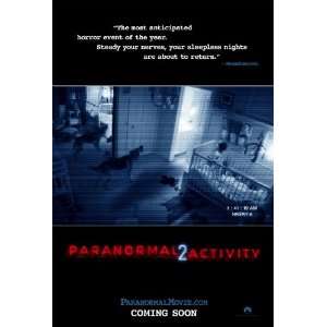  Paranormal Activity 2 Movie Poster Double Sided Original 