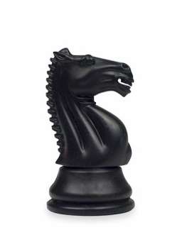 Club Plastic Chess Set Black & Camel 3.75 King  