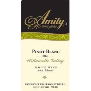 2009 Amity Vineyards Willamette Valley Pinot Blanc 750ml 