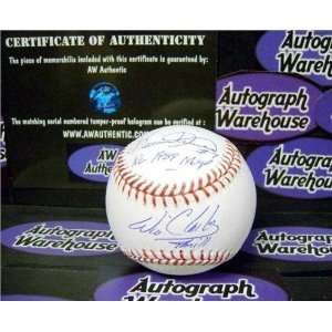   Baseball inscribed Thrill by Clark and 89 NL MVP
