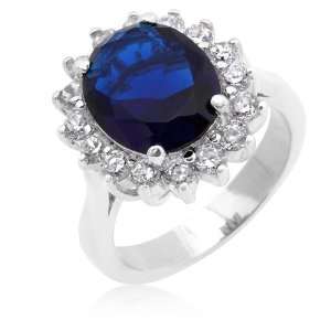   CZ Princess Diana / Kate Middleton Engagement Ring   Size 5 Jewelry