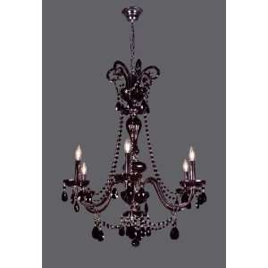  Black Monte Carlo Elite 35 Crystal Chandelier from the Monte 