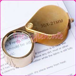 30X 21mm Jewelers Eye Loupe Magnifier Magnifying glass Jeweler Tool 