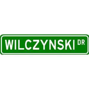  WILCZYNSKI Street Sign ~ Personalized Family Lastname Sign 