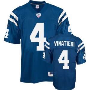 Adam Vinatieri Blue Reebok NFL Premier Indianapolis Colts Jersey