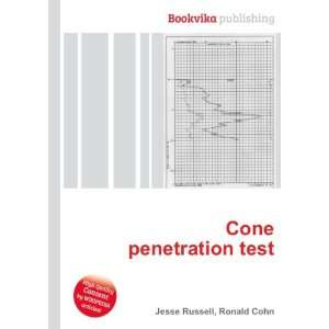 Cone penetration test Ronald Cohn Jesse Russell  Books