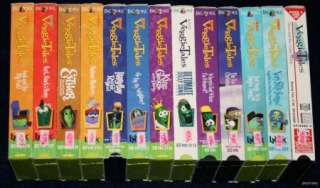 Veggie Tales Set of 13 VHS Lot Childhood Sunday Lessons  