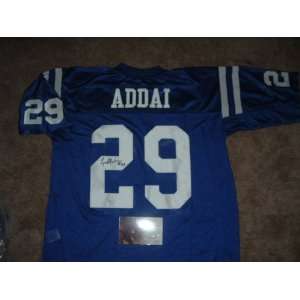  Joseph Addai Signed Autographed Colts Jersey Gai Dna 