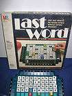 Last Word Game 1985 Complete Milton Bradley 