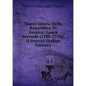   1270) Il PotestÃ  (Italian Edition) Michele Giuseppe Canale Books