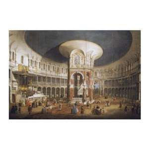 The Interior of The Rotunda, Ranelagh by Giovanni Antonio Canaletto 