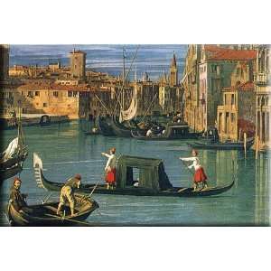  Church [detail] 30x20 Streched Canvas Art by Canaletto